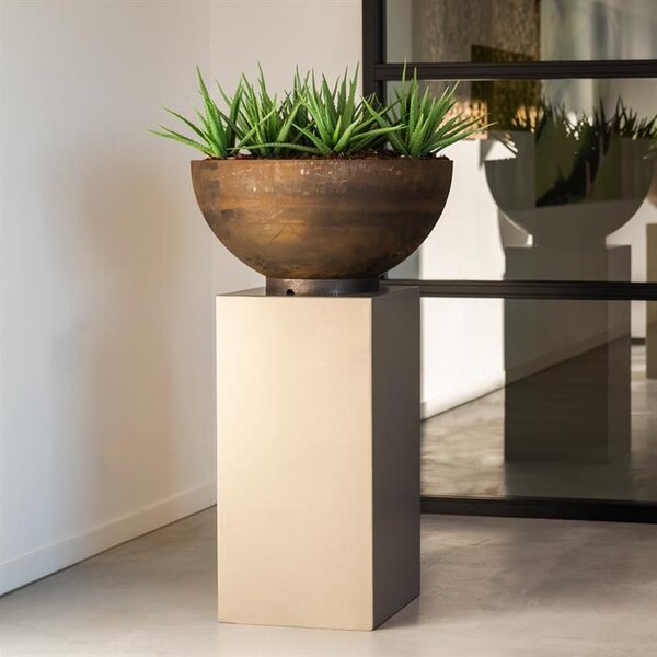 Cortenový květináč Bocca Ø 800 x v 410 mm