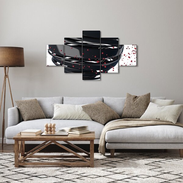 Obraz - Abstrakce zeměkoule (125x70 cm)