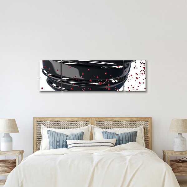 Obraz - Abstrakce zeměkoule (170x50 cm)