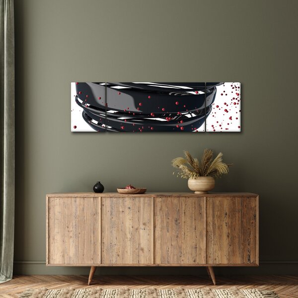 Obraz - Abstrakce zeměkoule (170x50 cm)