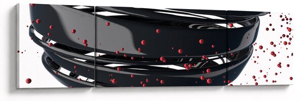 Obraz - Abstrakce zeměkoule (170x50 cm)