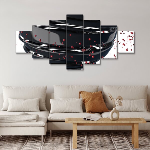 Obraz - Abstrakce zeměkoule (210x100 cm)