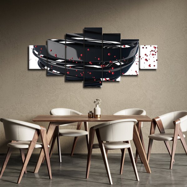 Obraz - Abstrakce zeměkoule (210x100 cm)