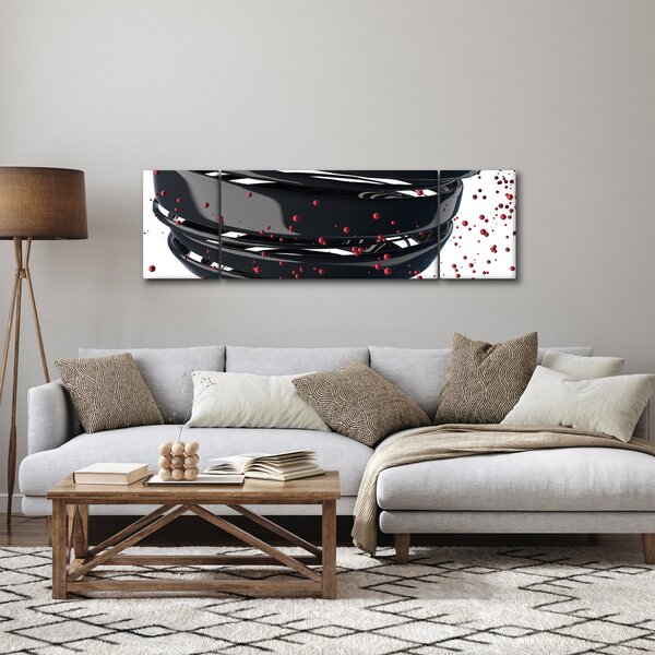 Obraz - Abstrakce zeměkoule (170x50 cm)