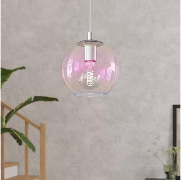 Eglo 901918 - Lustr na lanku ARISCANI 1xE27/60W/230V lesklý chrom