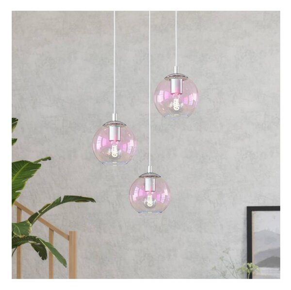 Eglo 901921 - Lustr na lanku ARISCANI 3xE27/60W/230V lesklý chrom