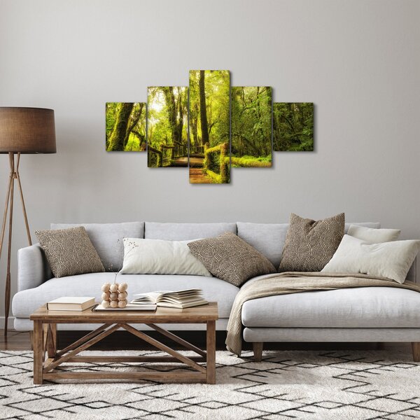 Obraz mechové džungle (125x70 cm)