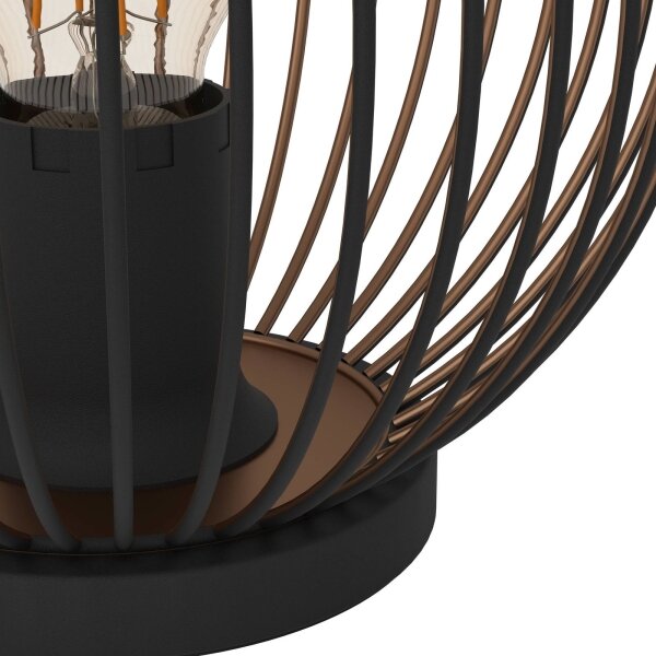 Eglo 901872 - Stolní lampa ALMANZORA 1xE27/60W/230V černá