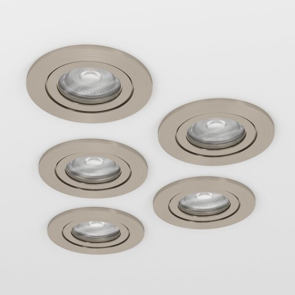 Eglo 902269 -SADA 5x LED Podhledové bodové svítidlo BARRANCO LED/4,8W/230V chrom
