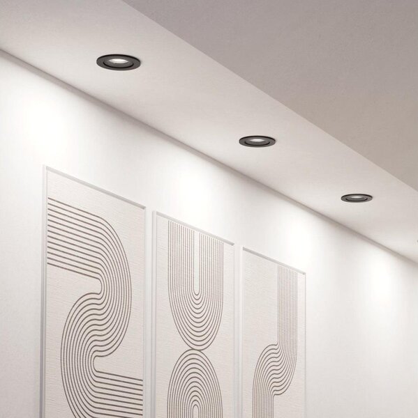 Eglo 902265 -SADA 3x LED Podhledové bodové svítidlo BARRANCO LED/4,8W/230V černá