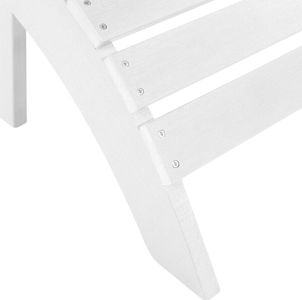 Zahradní podnožka ADIRONDACK Bílá