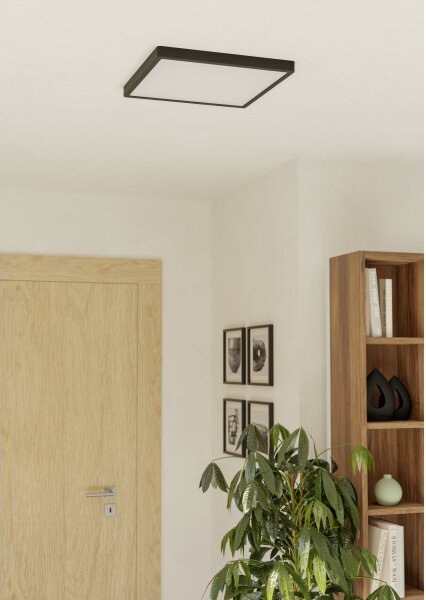 Eglo 901305-LED Str. svítid. FUEVA LED/17,5W/230V 2700/4000/6500K 39x39cm černá