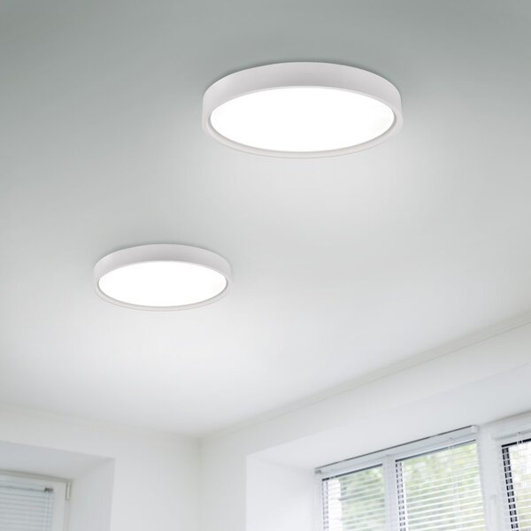 Trio 641310231 LED přisazené stropní svítidlo Doha - nastavení barvy světla na svítidle, oddělené spínání světelných zdrojů, matná bílá
