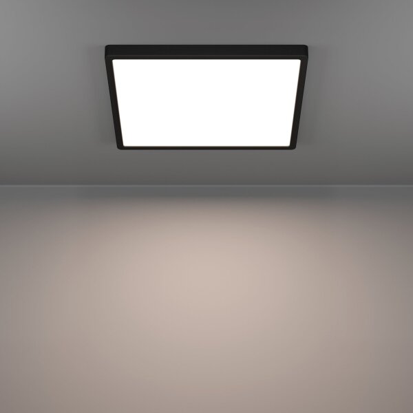 Eglo 901305-LED Str. svítid. FUEVA LED/17,5W/230V 2700/4000/6500K 39x39cm černá