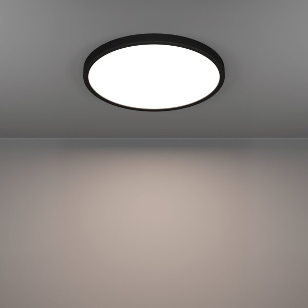 Eglo 901301-LED Str. svítidlo FUEVA LED/17W/230V 2700/4000/6500K pr.38,9cm černá