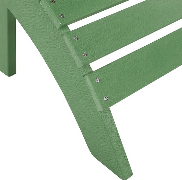 Zahradní podnožka ADIRONDACK Zelená