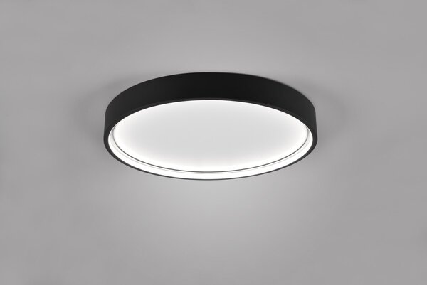 Trio 641310232 LED přisazené stropní svítidlo Doha - nastavení barvy světla na svítidle, oddělené spínání světelných zdrojů, matná černá