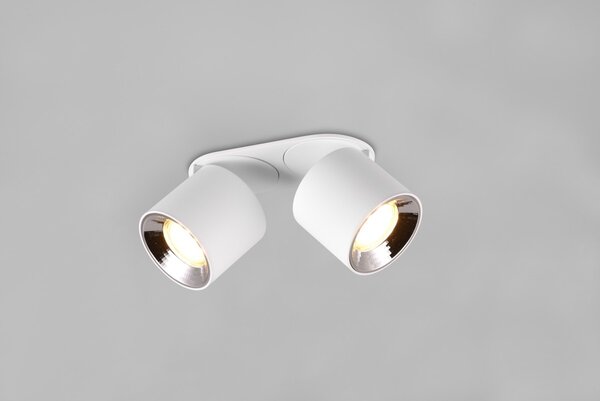 TRIO 651000231 přisazené stropní bodové svítidlo Guayana 2x10W | GU10 | IP20 - matný bílá