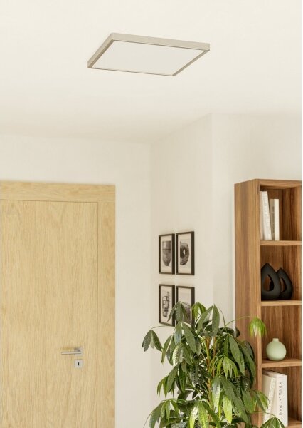 Eglo 901323 - LED Str. svít. FUEVA LED/17,5W/230V 2700/4000/6500K 39x39 cm chrom