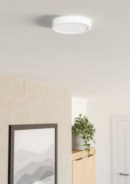 Eglo 901306-LED Str. svítid. FUEVA LED/7,5W/230V 2700/4000/6500K pr.16,6cm bílá