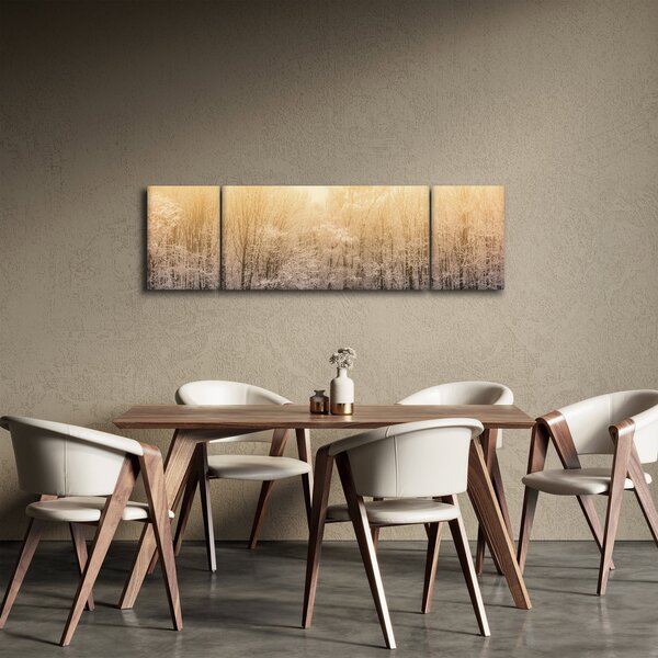 Obraz mrazivého lesa (170x50 cm)