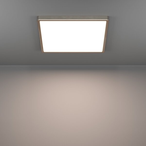 Eglo 901323 - LED Str. svít. FUEVA LED/17,5W/230V 2700/4000/6500K 39x39 cm chrom