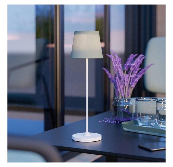 Eglo 75936 - LED Stm. nab. stolní lampa LEONERO LED/3,8W/5V 2000 mAh bílá/zelená