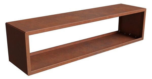 Modulový systém FLEXORA 400 × 1600 mm – dřevník, lavice a květináč