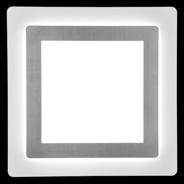 Trio 641510207 LED přisazené stropní svítidlo Morgan 1x46W | 6000lm | 2700-6000K | IP20 - nastavitelná barva světla ve stupních + plynulé nastavení barvy světla, integrovaný stmívač, funkce pamětí, noční režim, dálkové ovládání, časový spínač, nikl
