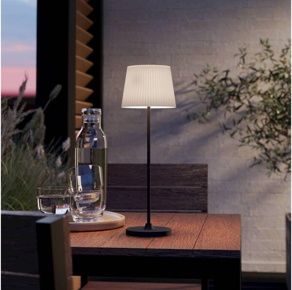 Eglo 75934 -LED Stm. nab. stolní lampa LEONERO LED/3,8W/5V 2000mAh černá/krémová