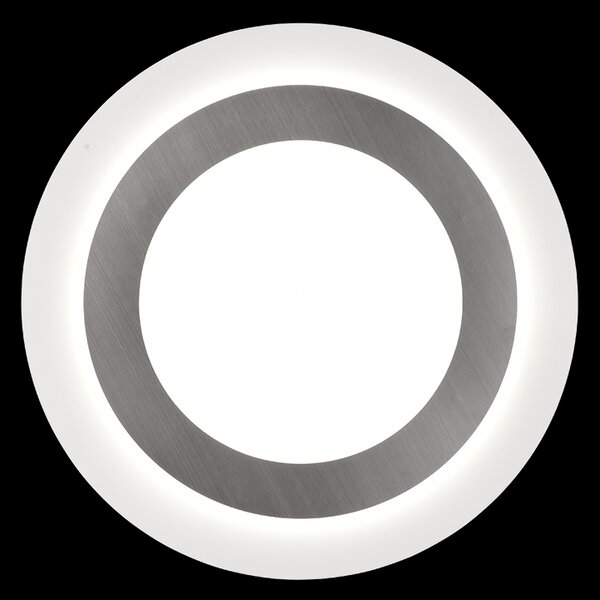 Trio 641519207 LED přisazené stropní svítidlo Morgan 1x42W | 5600lm | 2700-6000K | IP20 - nastavitelná barva světla ve stupních + plynulé nastavení barvy světla, integrovaný stmívač, funkce pamětí, noční režim, dálkové ovládání, časový spínač, nikl