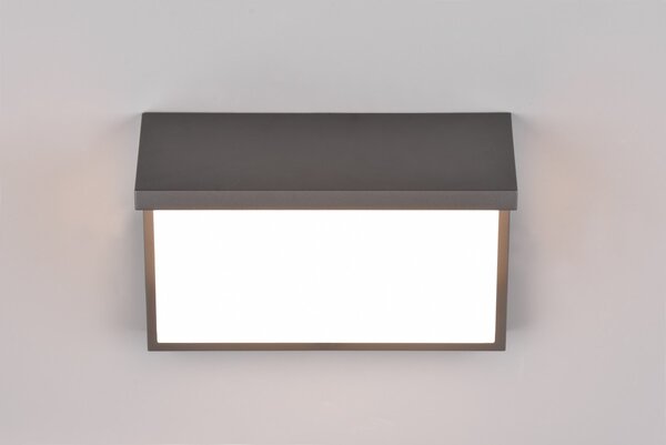 Trio 240960142 LED nástěnná lampa Nestos 1x13W | 1300lm | 3000K | IP54 - antracit