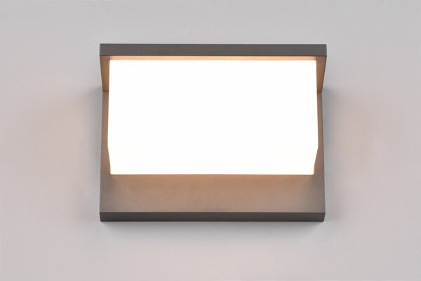Trio 240960142 LED nástěnná lampa Nestos 1x13W | 1300lm | 3000K | IP54 - antracit