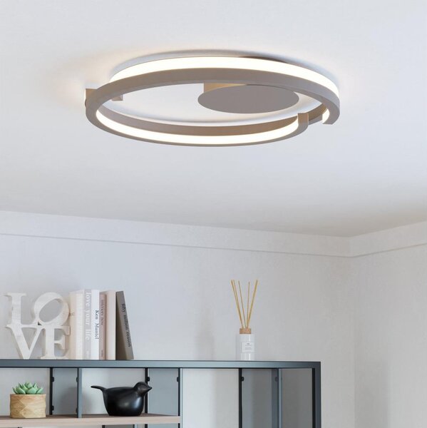 Eglo 901823-LED St. stropní svítidlo MEZZOMONTE 2xLED/20W/230V pr.48cm béžová+DO