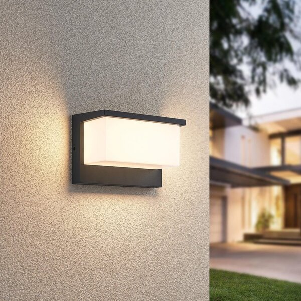 Trio 240960142 LED nástěnná lampa Nestos 1x13W | 1300lm | 3000K | IP54 - antracit