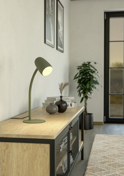 Eglo 901831 - Stolní lampa CARLO 1xE14/18W/230V zelená