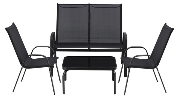 Garden Line Set zahradního nábytku Gota černý