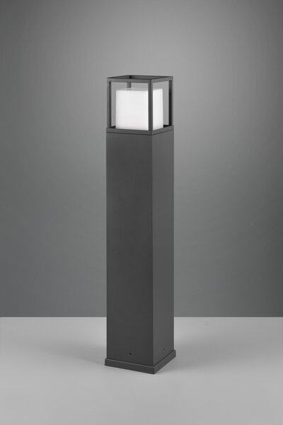 Trio 477860142 LED venkovní sloupek Witham 1x14,5W | 1450lm | 2300+3000+4000K | IP54 - nastavení barvy světla na svítidle, antracit