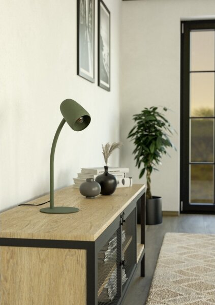 Eglo 901831 - Stolní lampa CARLO 1xE14/18W/230V zelená