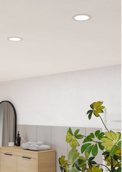 Eglo 901417- LED Kou. podhle. svítidlo FUEVA LED/6,3W/230V pr. 11,9 cm IP44 bílá