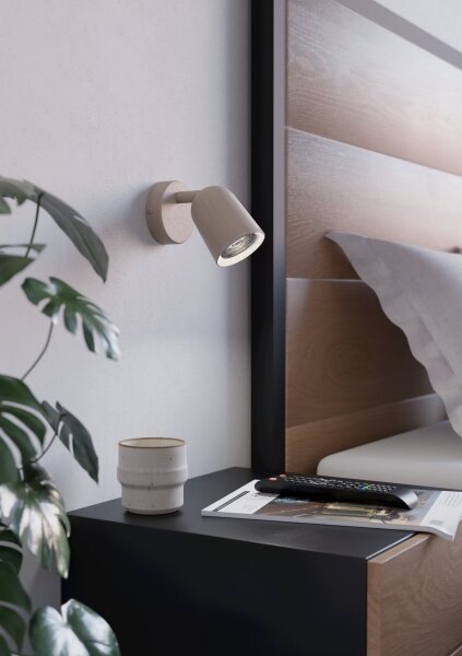 Eglo 902343 - Nástěnné bodové svítidlo CAMALDOLI 1xGU10/5W/230V béžová