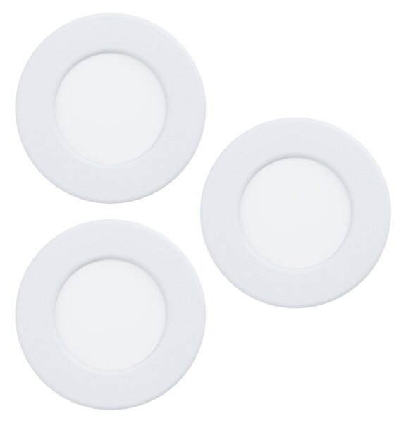Eglo 901429-SADA 3xLED RGBW St.ko.pod.sví. FUEVA-Z LED/2,8W/230V 8,8cm IP44 bílá