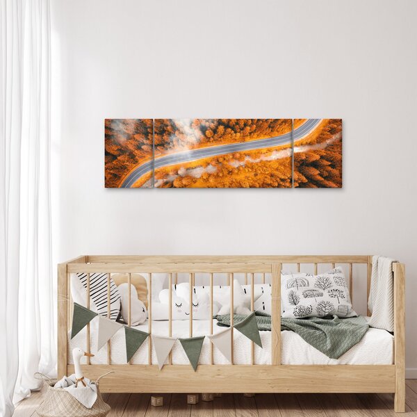 Obraz - Horská silnice (170x50 cm)