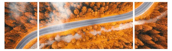 Obraz - Horská silnice (170x50 cm)