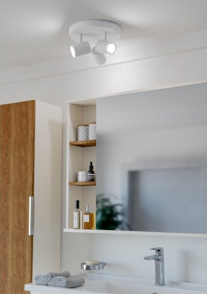 Eglo 901962 - Koupelnové bodové svítidlo CONSUMA 3xGU10/5W/230V IP44 bílá