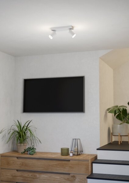 Eglo 901943 - LED RGBW Stm. bodové svítidlo MELITELLO-Z 2xLED/3,7W/230V bílá