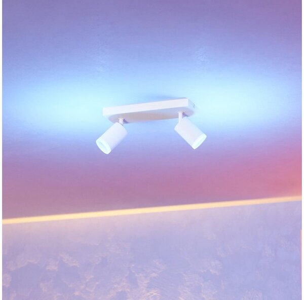 Eglo 901943 - LED RGBW Stm. bodové svítidlo MELITELLO-Z 2xLED/3,7W/230V bílá