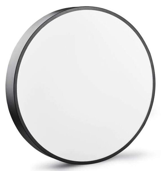 Palnas 61006949 HELA - Moderní stropní kulaté LED svítidlo s přepínačem barvy světla 3000 - 4000K, 36W Ø 40cm (Stropní černé úsporné LED svítidlo s přepínáním barvy světla)