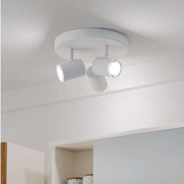 Eglo 901962 - Koupelnové bodové svítidlo CONSUMA 3xGU10/5W/230V IP44 bílá