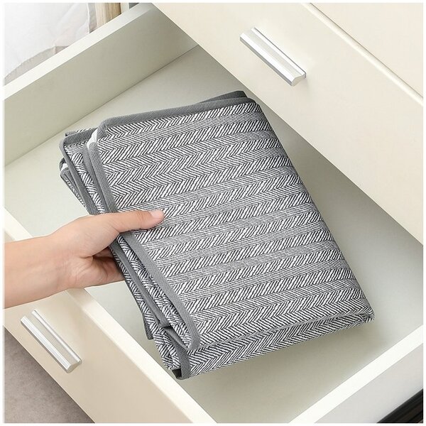 Organizér do skříně SENCA XL 52x44x30 cm šedý